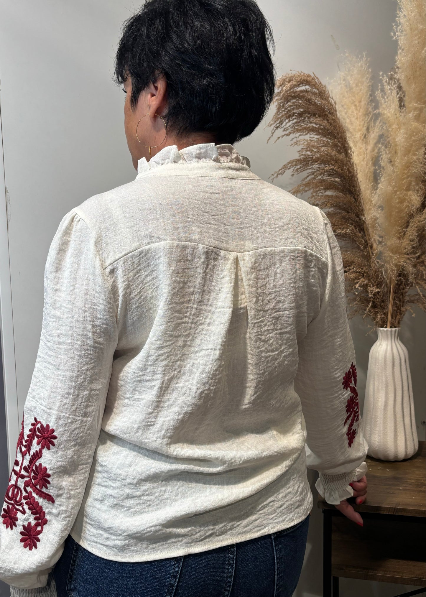 Chemise brodée