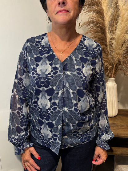 Chemise à détails brillant