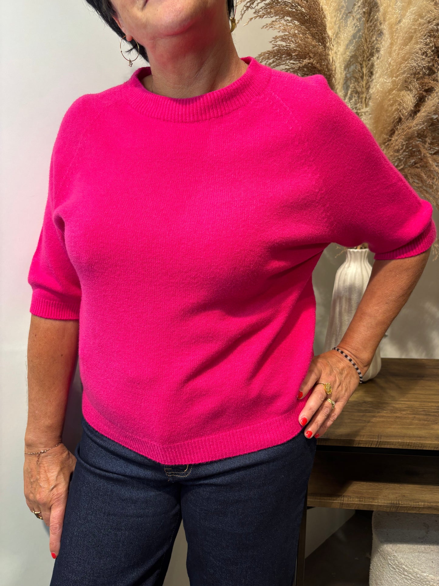 Pull à manches courtes