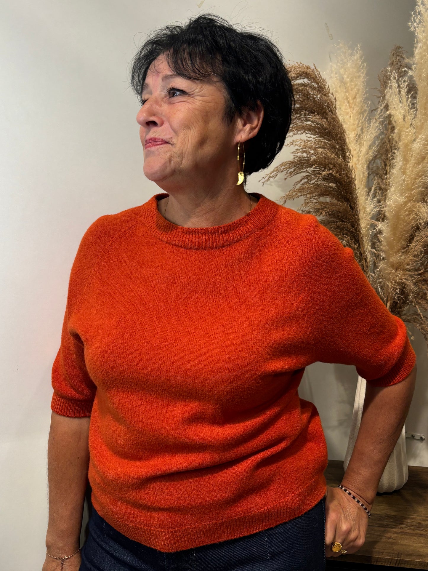 Pull à manches courtes