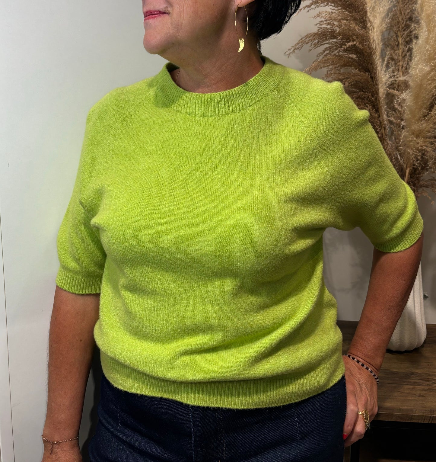 Pull à manches courtes