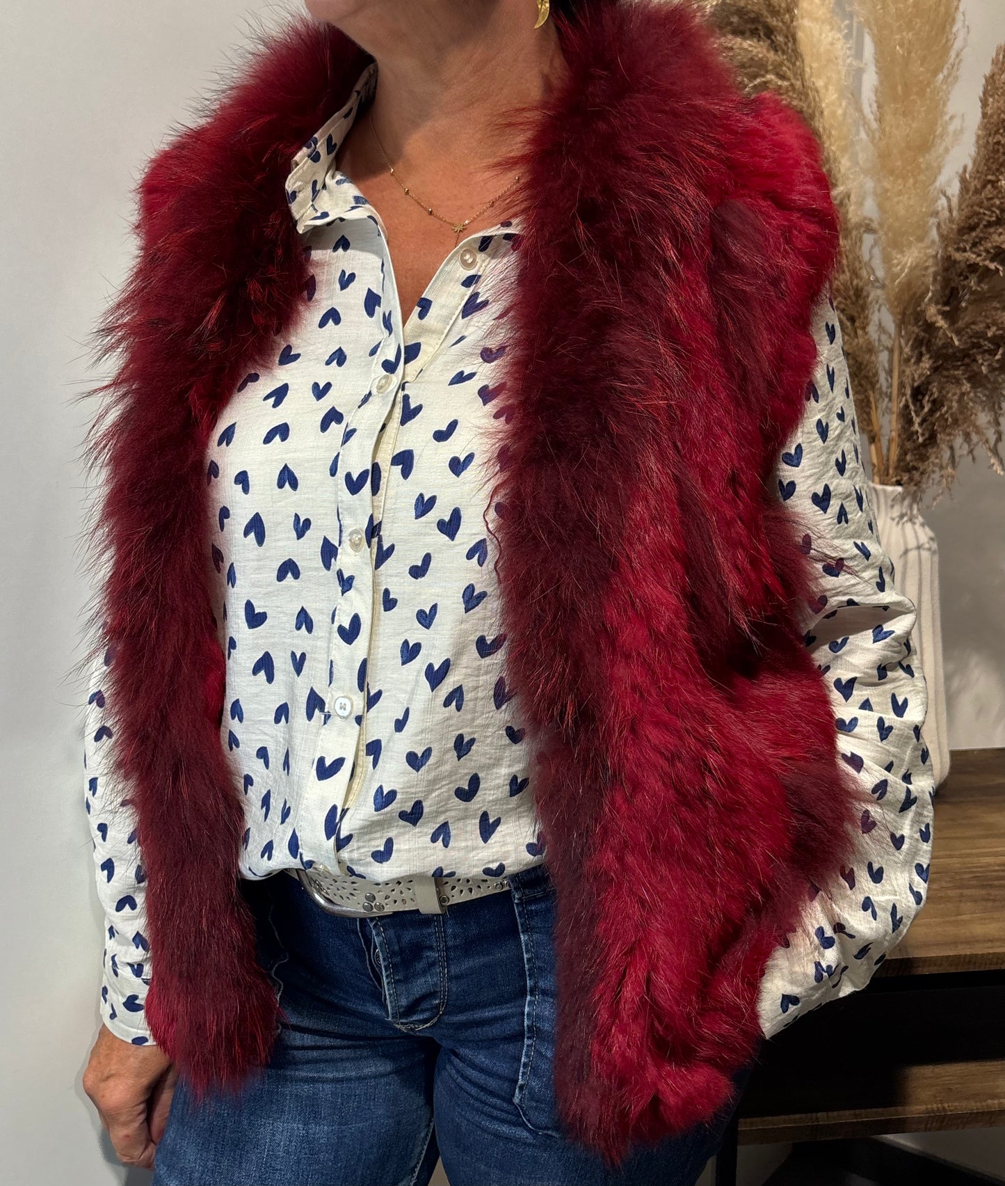 Veste vraie fourrure