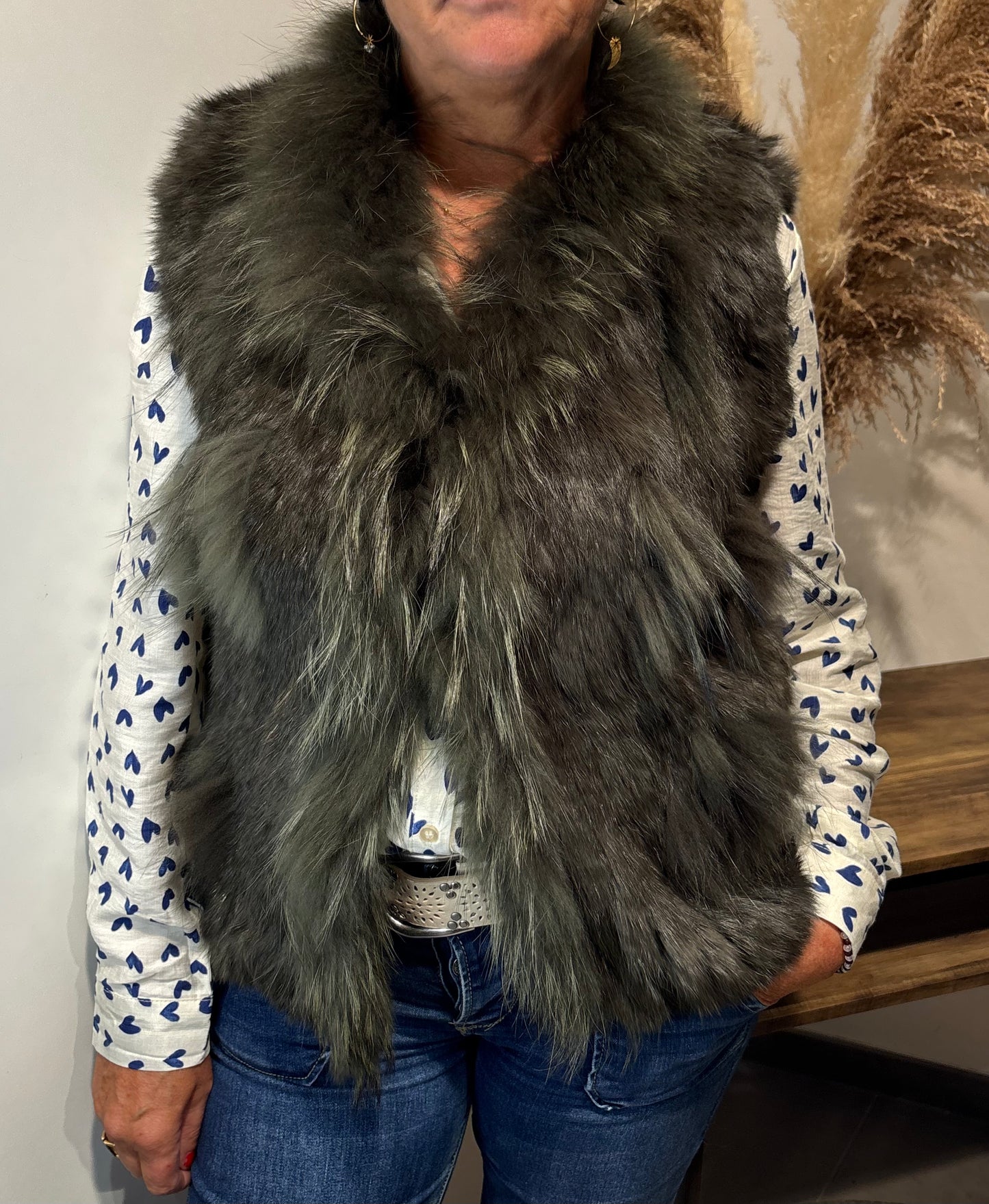 Veste vraie fourrure