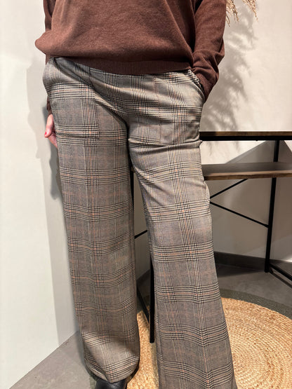 Pantalon à carreaux